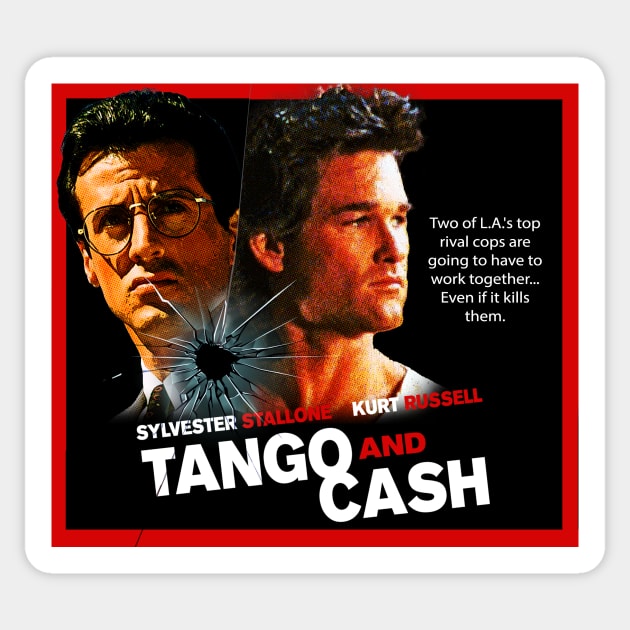 Tango and Cash Sticker by 3 Guys and a Flick